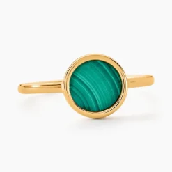 Bague Lucky Gems Or Jaune Malachite