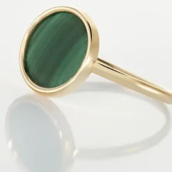 Bague Lucky Gems Or Jaune Malachite