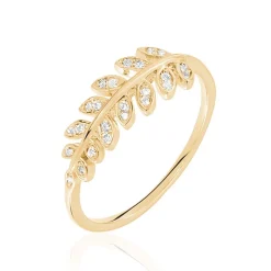 Bague Luz Plaque Or Jaune Oxyde De Zirconium|Marc Orian Sale