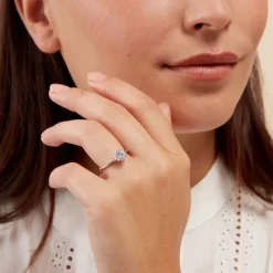 Bague Lydia Argent Blanc Oxyde De Zirconium|Marc Orian New