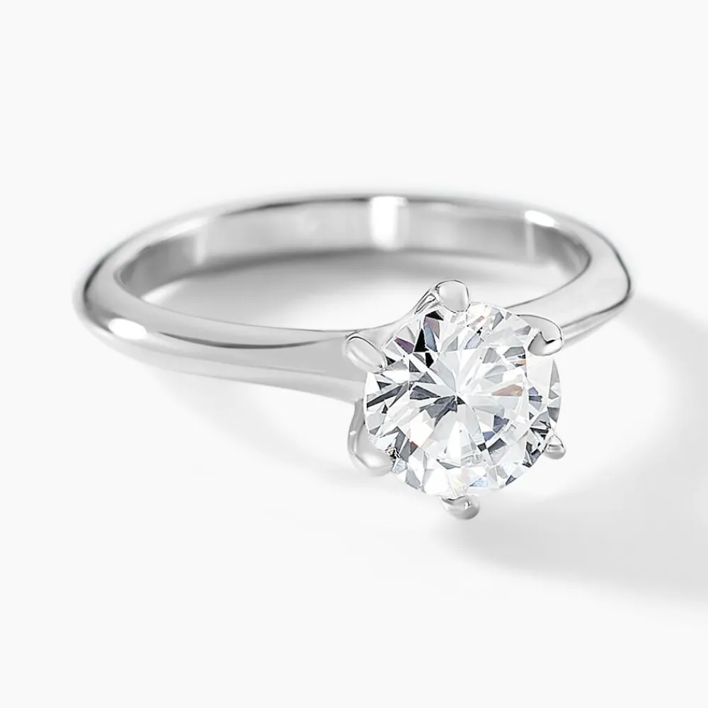 Bague Lydia Argent Blanc Oxyde De Zirconium|Marc Orian New