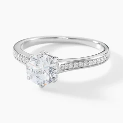Bague Lydia Argent Blanc Oxyde De Zirconium|Marc Orian New