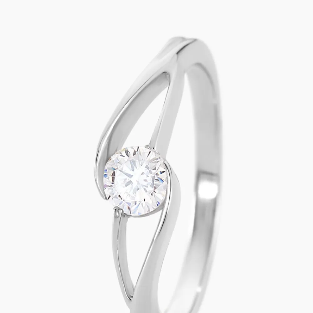 Bague Lysie Argent Blanc Oxyde De Zirconium|Marc Orian