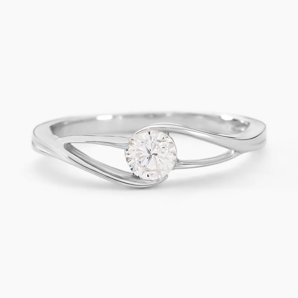 Bague Lysie Argent Blanc Oxyde De Zirconium|Marc Orian