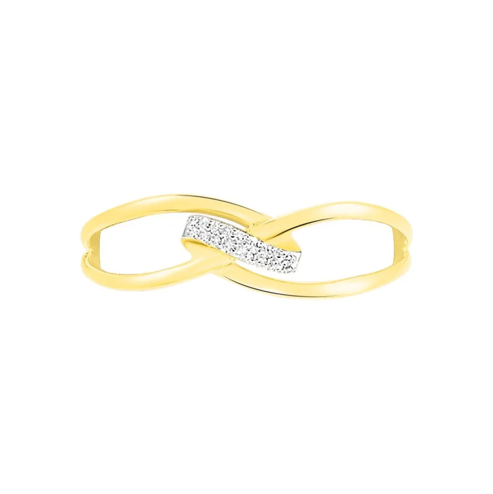 Bague Madelle Or Jaune Diamant