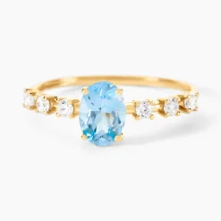 Bague Mahendra Or Jaune Topaze Oxyde De Zirconium|Marc Orian Sale