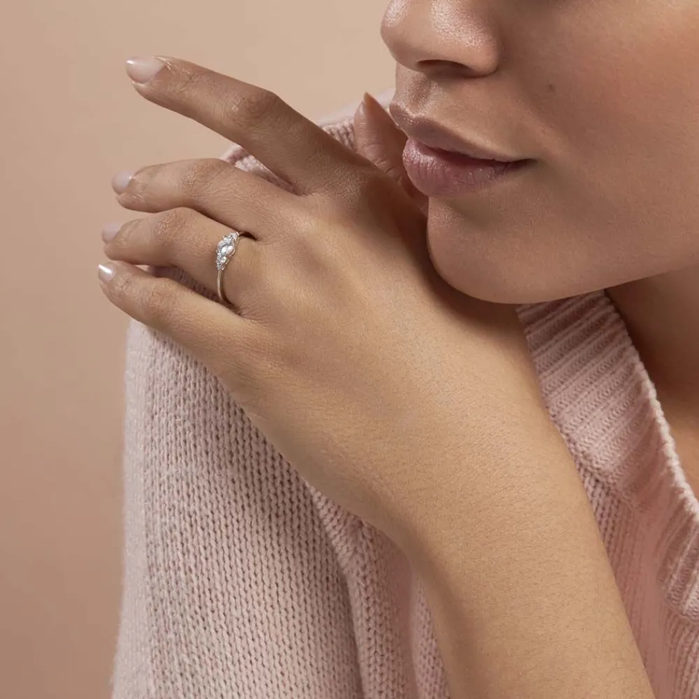 Bague Maiwen Argent Blanc Oxyde De Zirconium|Marc Orian Hot