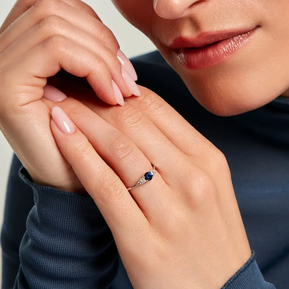 Bague Maiwen Argent Blanc Oxyde De Zirconium|Marc Orian Discount