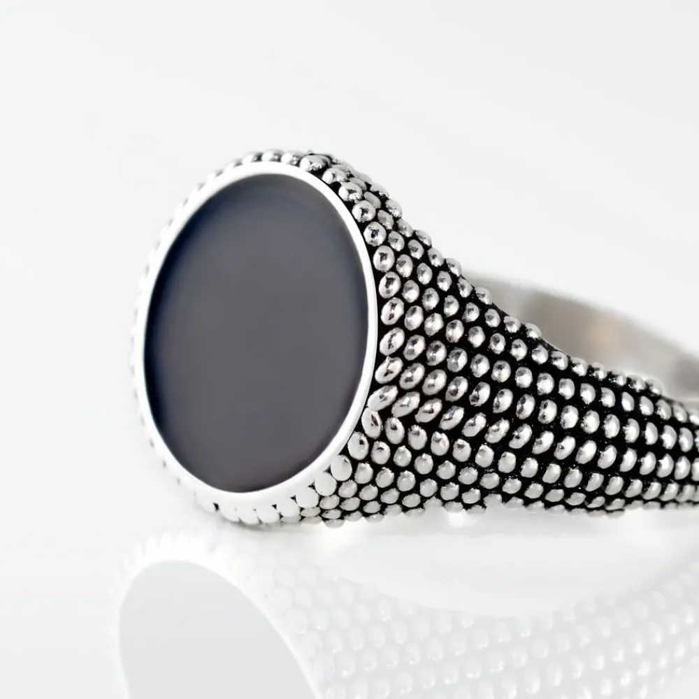 Bague Malek Argent Blanc|Marc Orian
