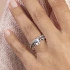 Bague Malou Argent Blanc Oxyde De Zirconium|Marc Orian Online