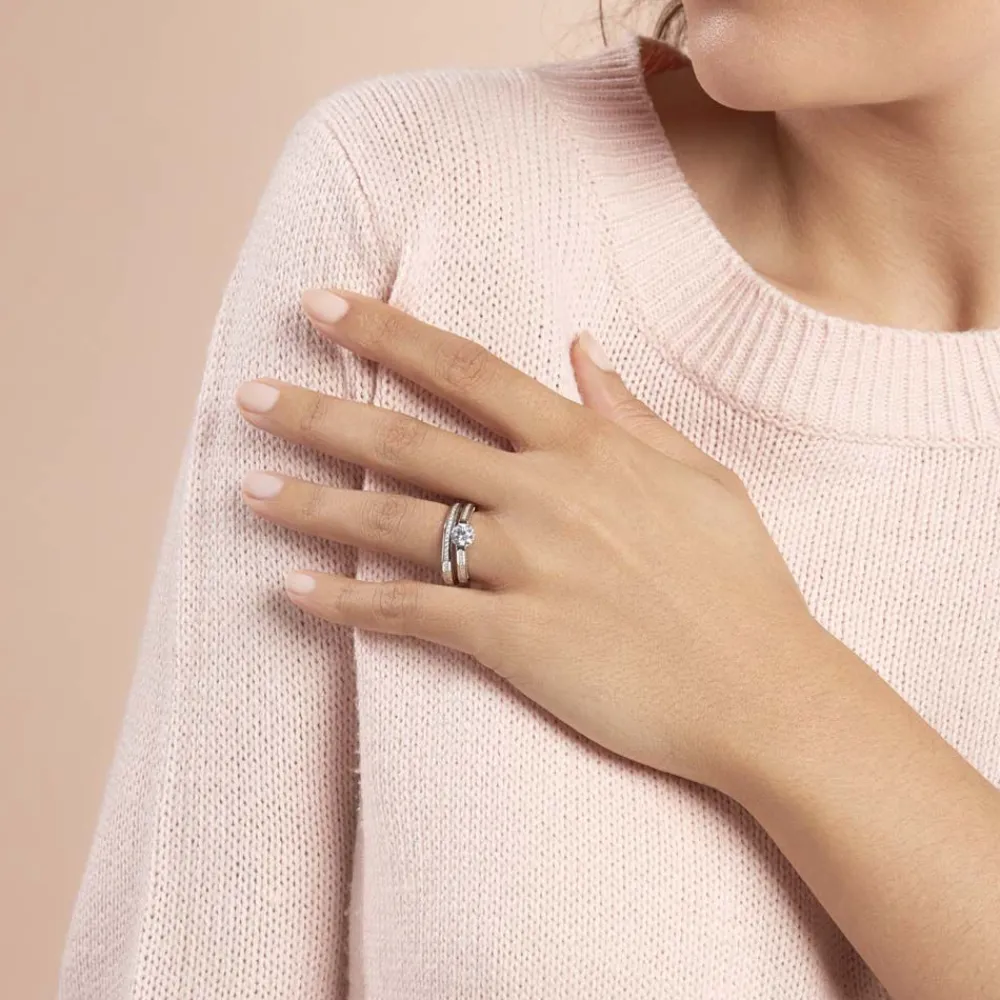 Bague Malou Argent Blanc Oxyde De Zirconium|Marc Orian Online
