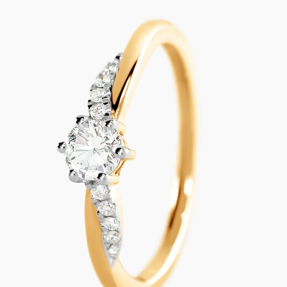 Bague Manjusha Or Jaune Diamant Synthétique|Marc Orian Sale