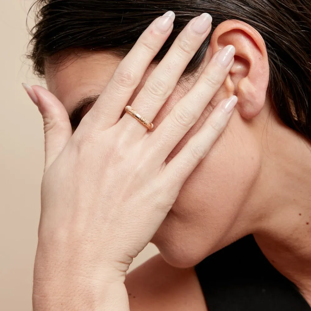 Bague Manua Plaqué Or Jaune|Marc Orian New
