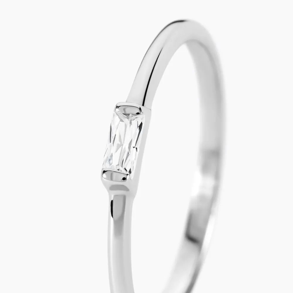 Bague Manuelita Argent Blanc Oxyde De Zirconium|Marc Orian Online