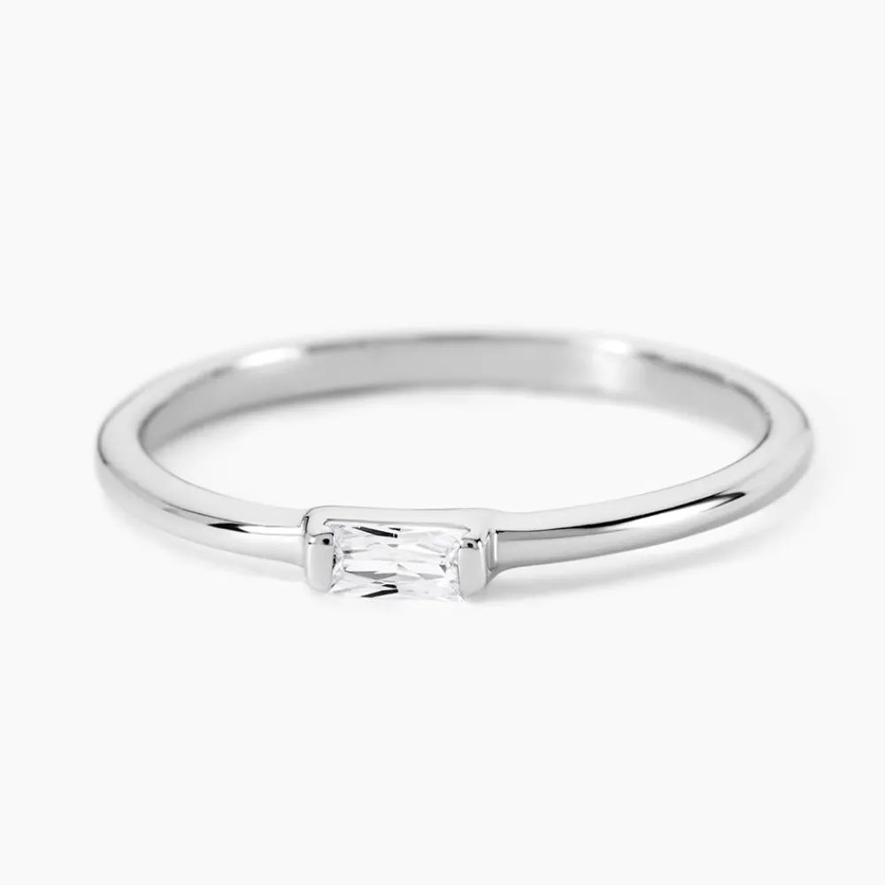 Bague Manuelita Argent Blanc Oxyde De Zirconium|Marc Orian Online