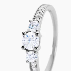 Bague Marie-angelina Argent Blanc Oxyde De Zirconium|Marc Orian Clearance