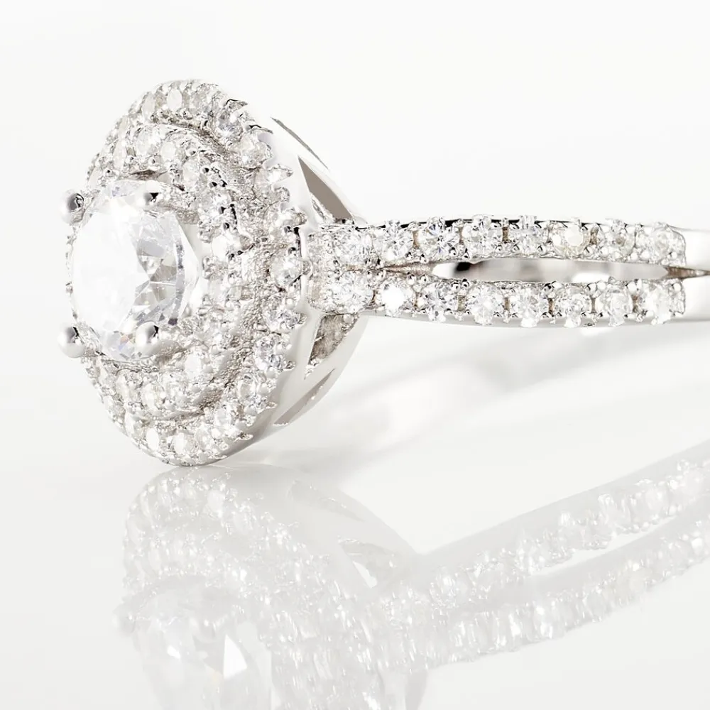 Bague Marie-felix Argent Blanc Oxyde De Zirconium|Marc Orian New