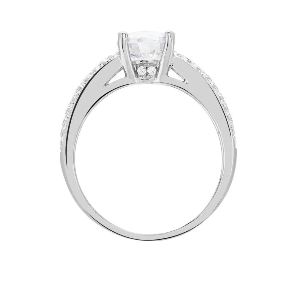 Bague Marilyn Argent Blanc Oxyde De Zirconium|Marc Orian Best
