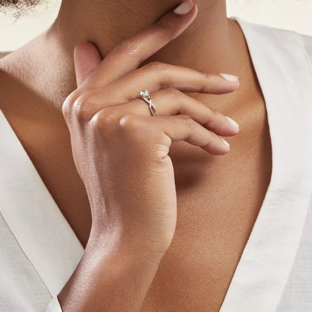 Bague Maryna Argent Blanc Oxyde De Zirconium|Marc Orian Hot