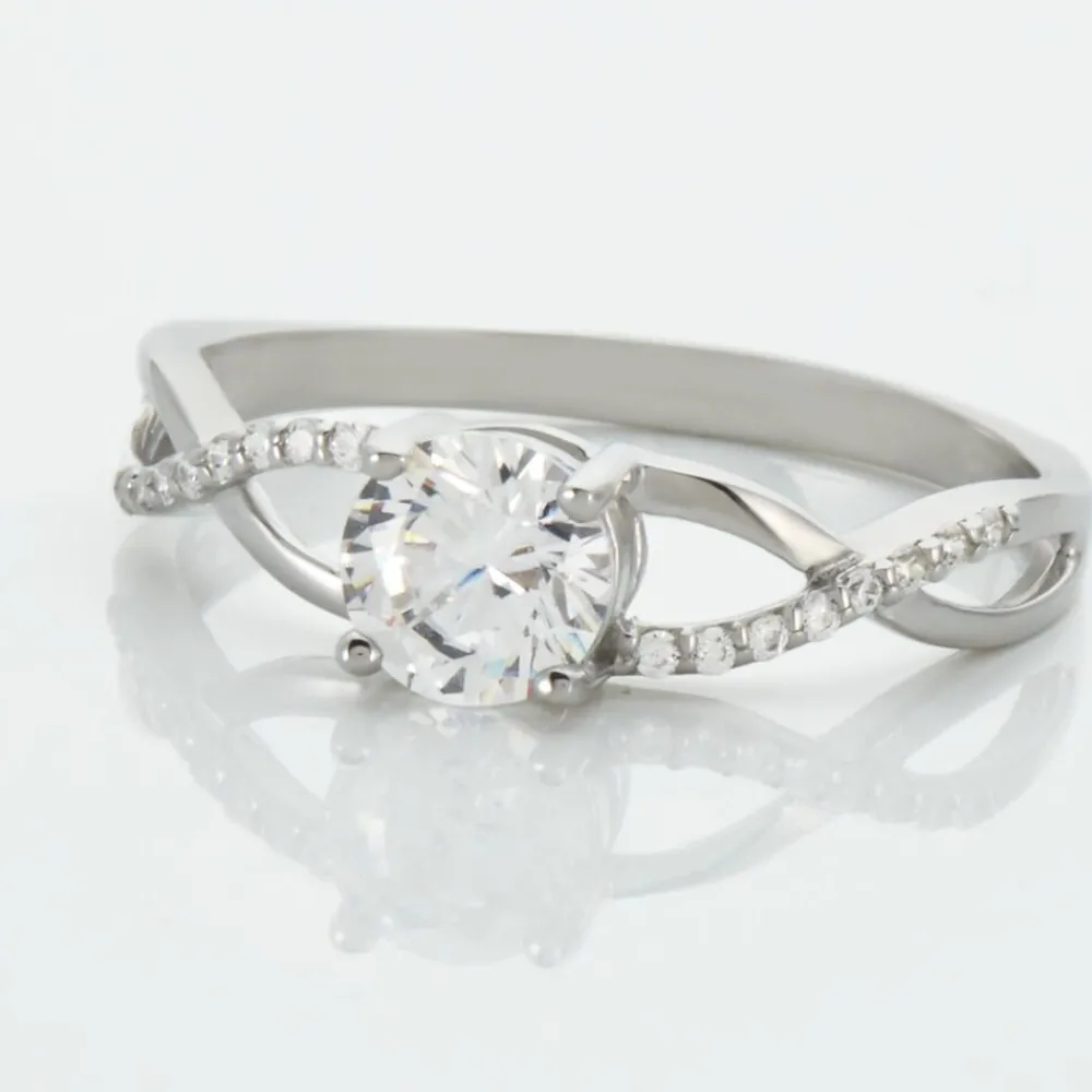 Bague Maryna Argent Blanc Oxyde De Zirconium|Marc Orian Hot