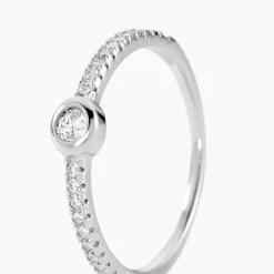 Bague Maryne Argent Blanc Oxyde De Zirconium|Marc Orian Sale
