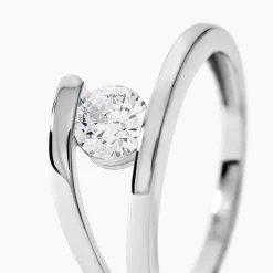 Bague Mary-paule Argent Blanc Oxyde De Zirconium|Marc Orian Online