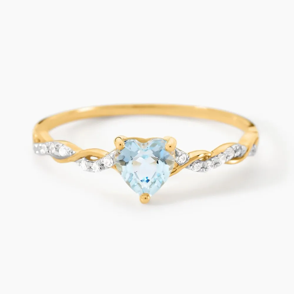 Bague Mathilde Or Jaune Topaze Oxyde De Zirconium|Marc Orian New