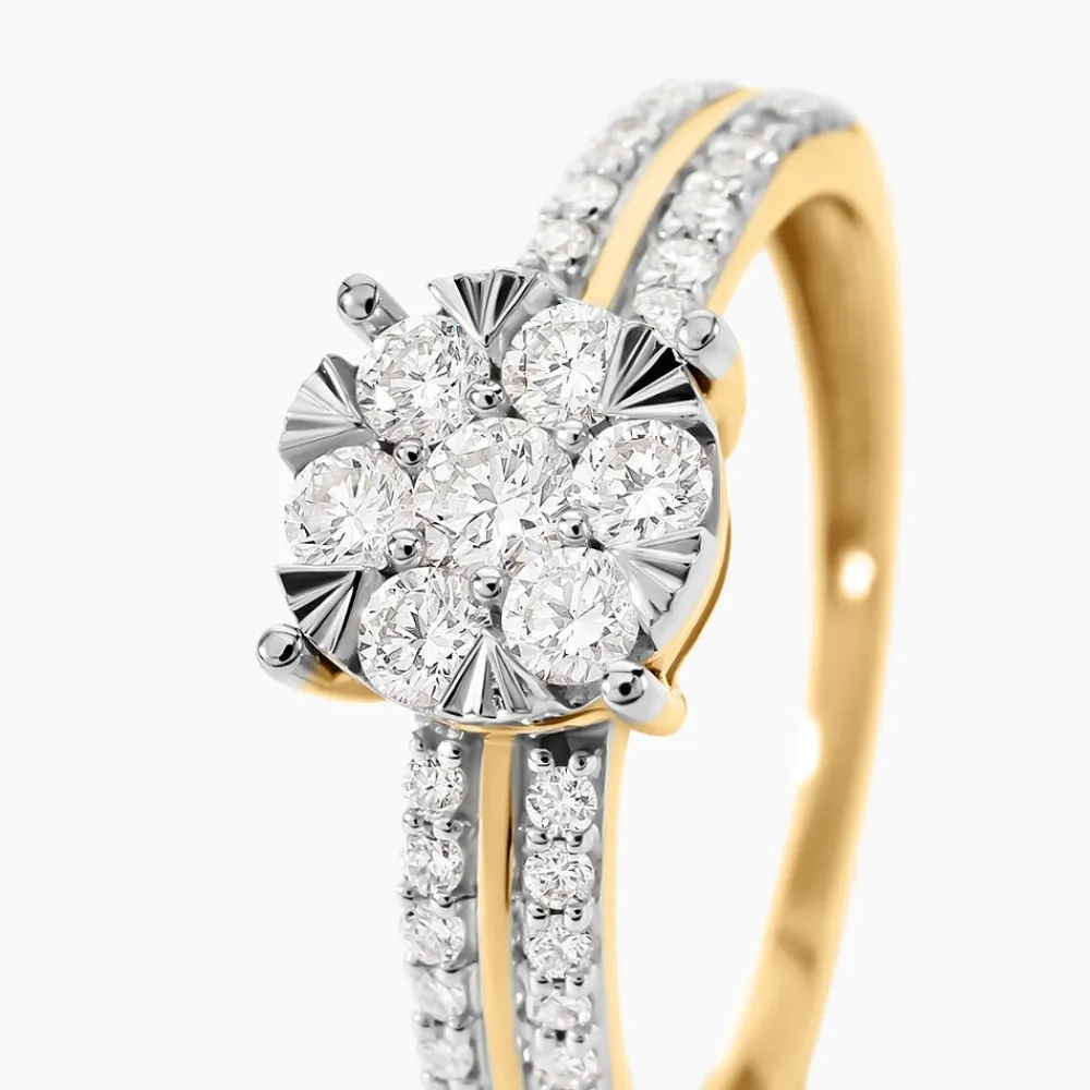 Bague Maurelius Or Jaune Diamant Synthétique|Marc Orian