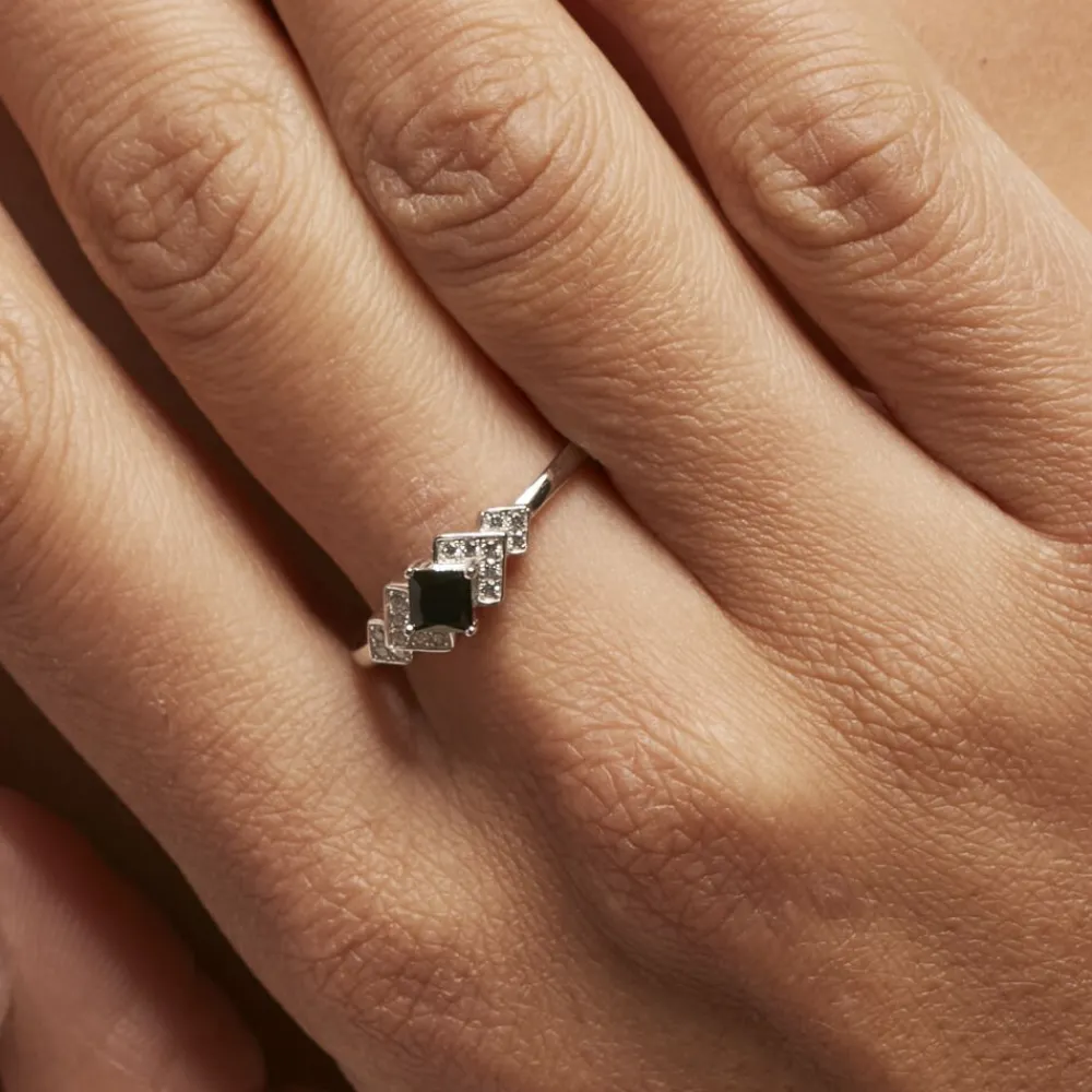 Bague Maymana Argent Blanc Oxyde De Zirconium|Marc Orian Clearance