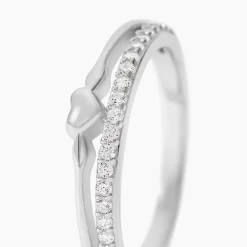 Bague Melanie Argent Blanc Oxyde De Zirconium|Marc Orian Online