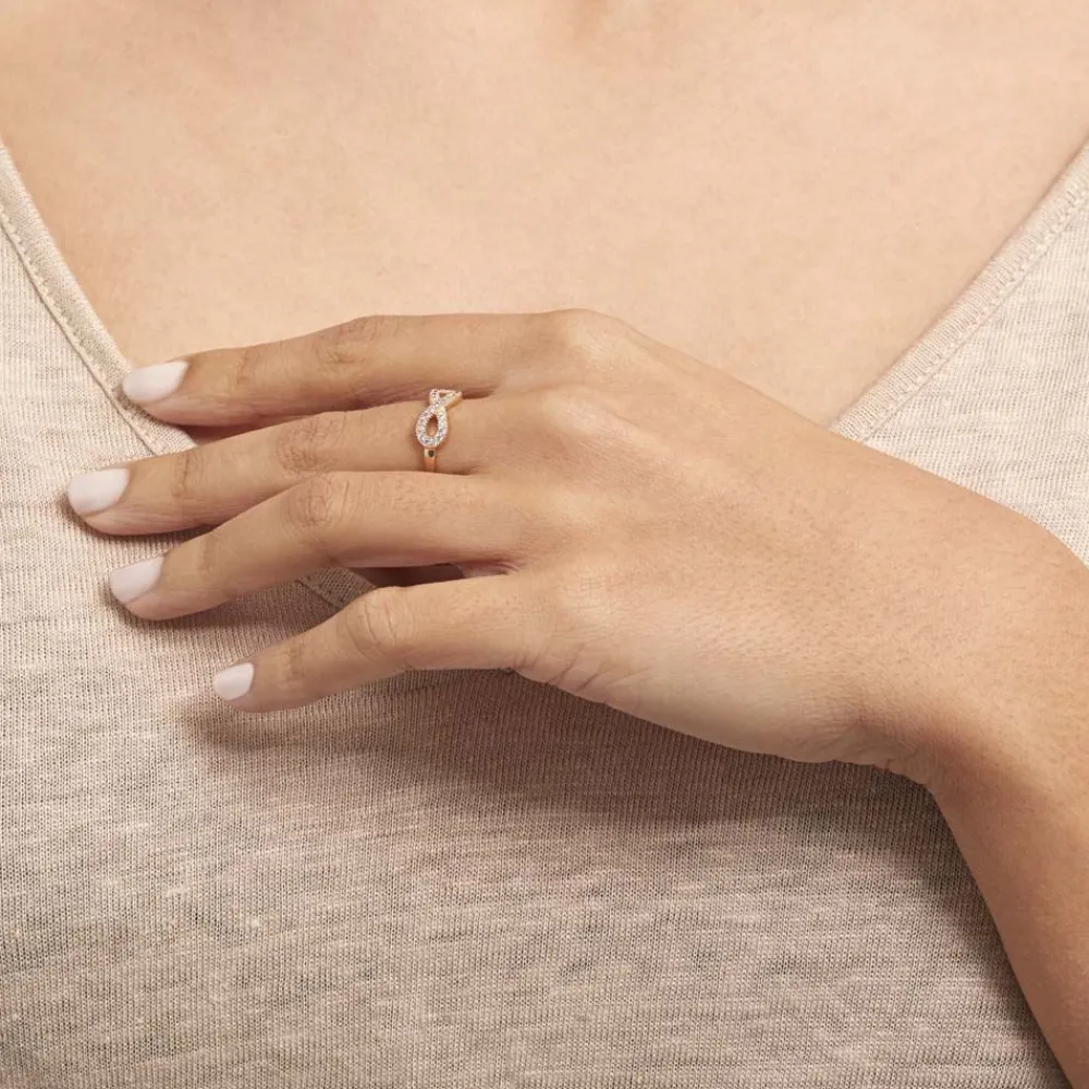 Bague Merane Plaqué Or Jaune Oxyde De Zirconium|Marc Orian Online