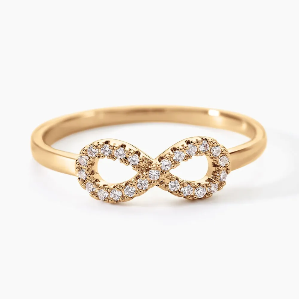 Bague Merane Plaqué Or Jaune Oxyde De Zirconium|Marc Orian Online
