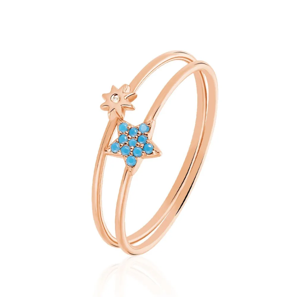Bague Miguele Argent Rose Oxyde De Zirconium|Marc Orian Discount