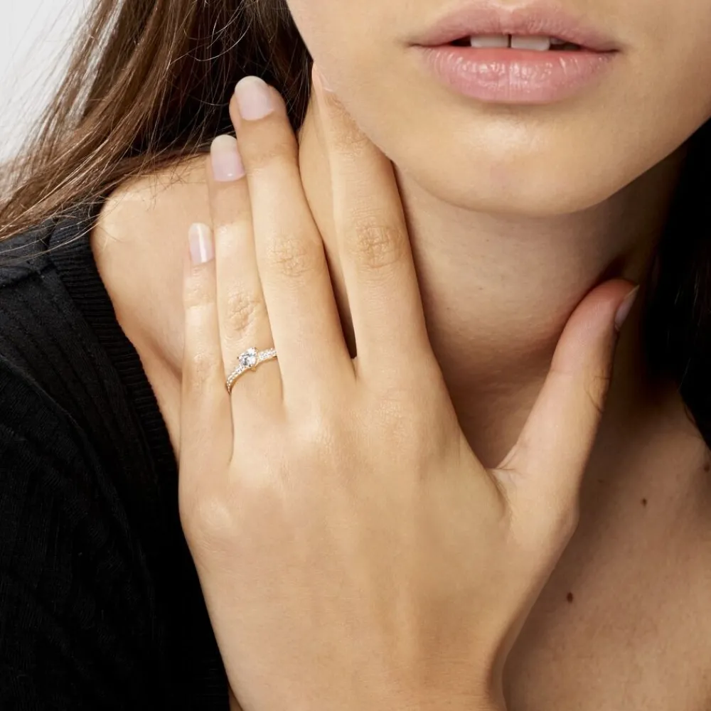 Bague Monelle Or Jaune Oxyde De Zirconium|Marc Orian New