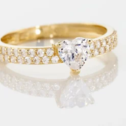 Bague Monelle Or Jaune Oxyde De Zirconium|Marc Orian New