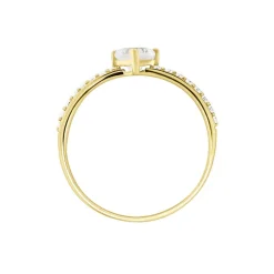 Bague Monelle Or Jaune Oxyde De Zirconium|Marc Orian New
