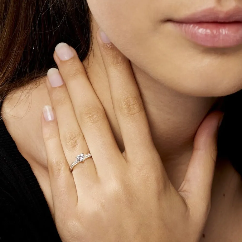 Bague Monelle Or Jaune Oxyde De Zirconium|Marc Orian New