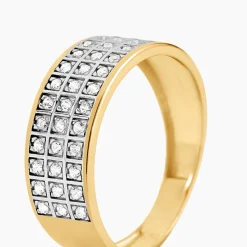 Bague Morjana Or Jaune Oxyde De Zirconium