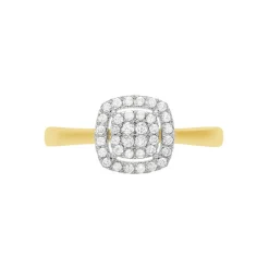 Bague Naveen Ld Or Jaune Diamant Synthétique