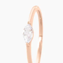 Bague Navette De Zirconium|Marc Orian New