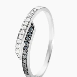 Bague Nazima Or Blanc Diamant|Marc Orian Online