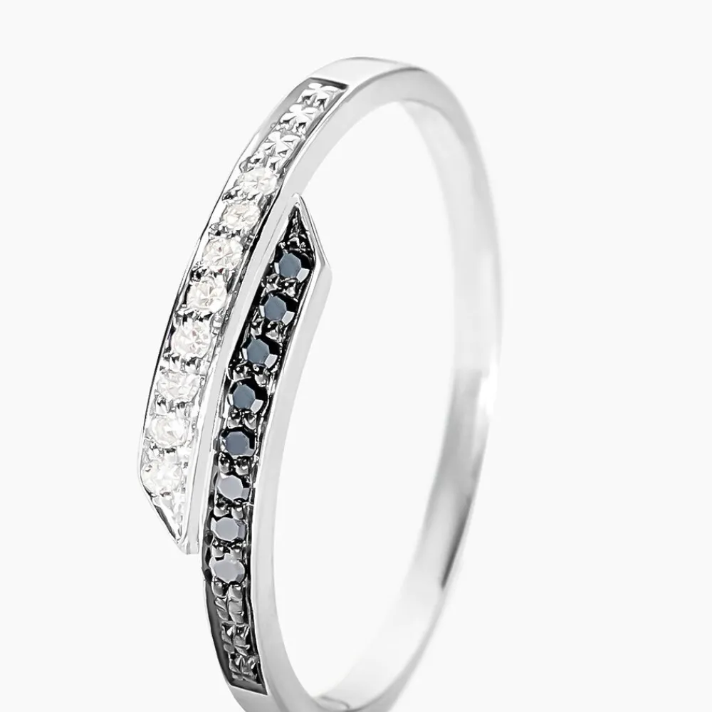 Bague Nazima Or Blanc Diamant|Marc Orian Online