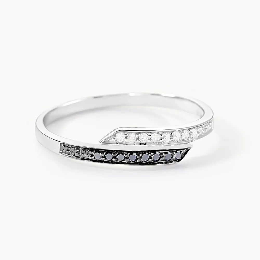 Bague Nazima Or Blanc Diamant|Marc Orian Online