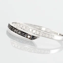 Bague Nazima Or Blanc Diamant|Marc Orian Online