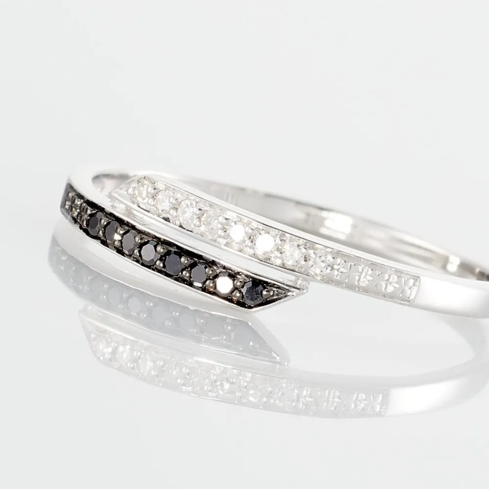 Bague Nazima Or Blanc Diamant|Marc Orian Online