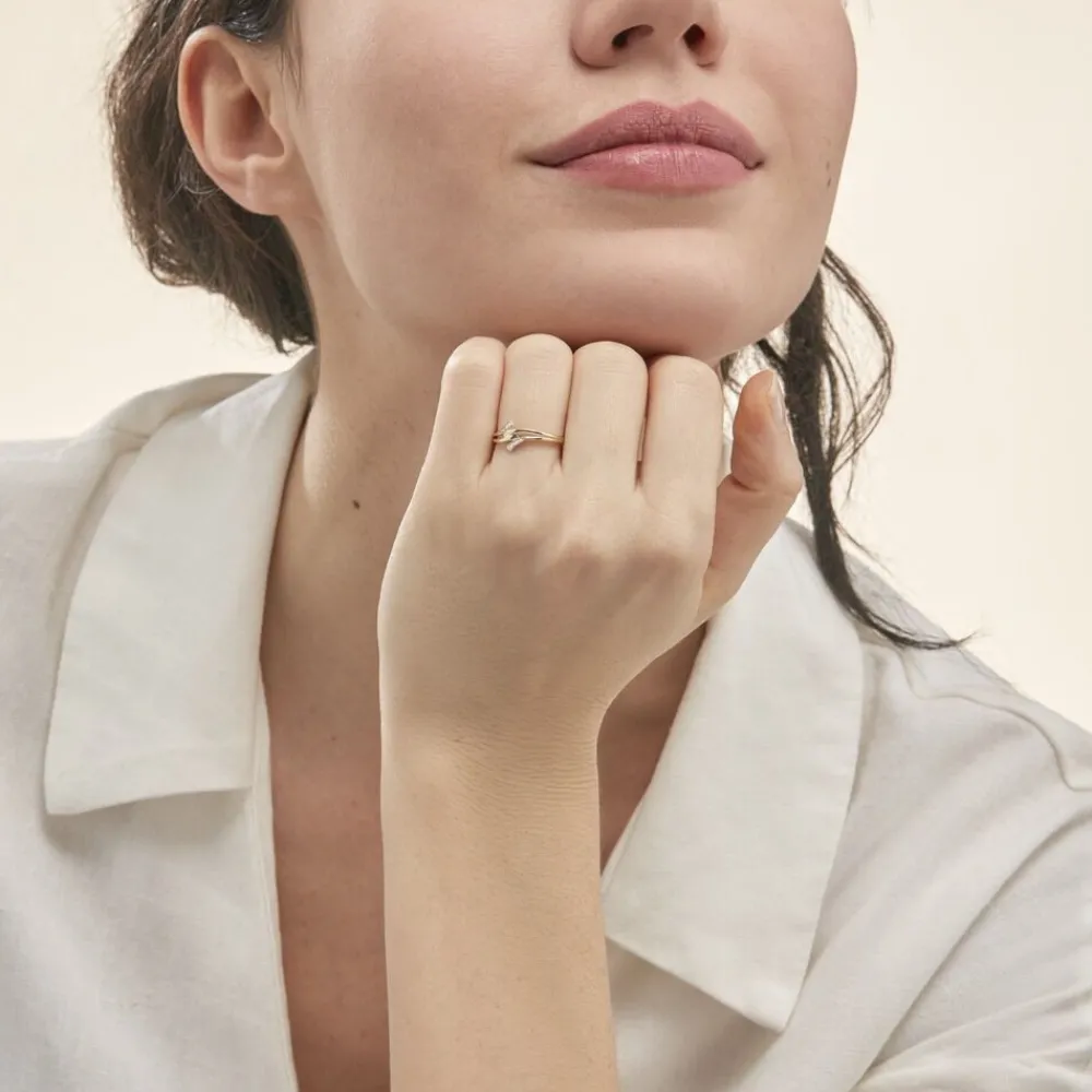 Bague Nelle Or Jaune Diamant|Marc Orian Sale