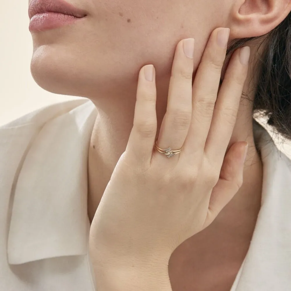 Bague Nelle Or Jaune Diamant|Marc Orian Sale