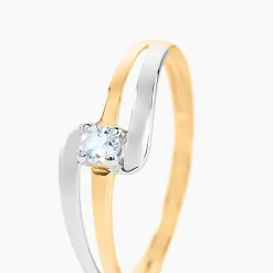 Bague Nesryne Or Bicolore Topaze|Marc Orian Outlet