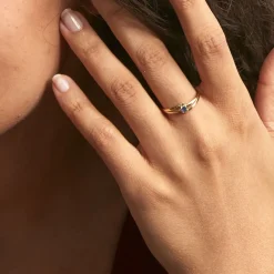 Bague Nesryne Or Jaune Saphir|Marc Orian Best