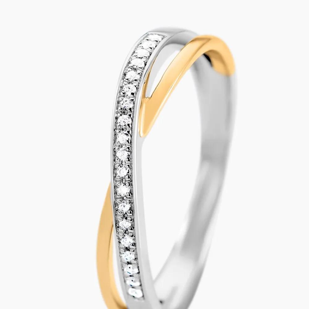 Bague Nivine Or Jaune Argent Blanc Oxyde De Zirconium|Marc Orian